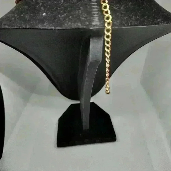 SÃO gold TONE RHINESTONE NECKLACE - Picture 2 of 2